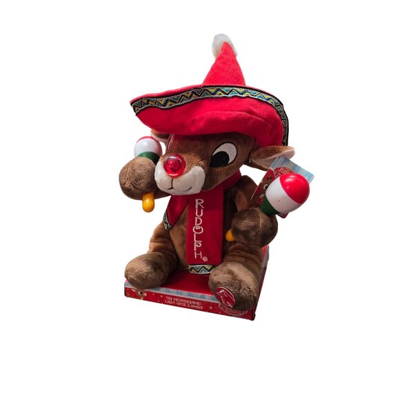 Animated Dan Dee Rudolph the Red Nosed Reindeer Christmas Plush - Picture 9 of 9